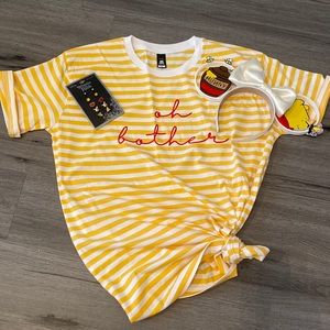 Disney Winnie the Pooh Mickey Ears & shirt bundle
